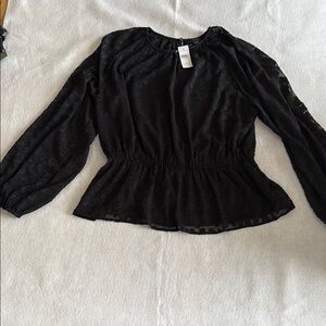 Ann Taylor Elegant Black Women's Top